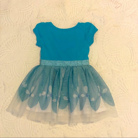 Dreamworks TROLLS toddler girls blue Poppy tulle dress - Picture 5 of 7
